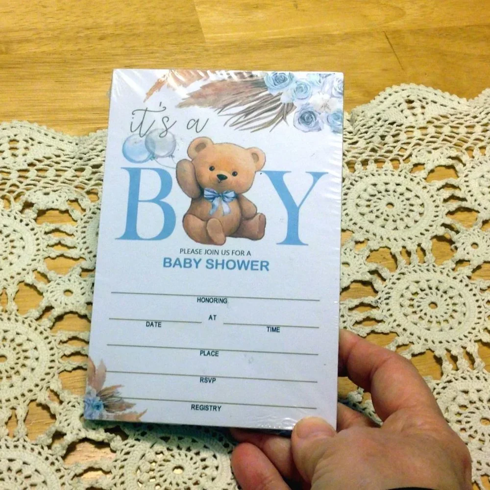 Baby Shower cards and games bundle